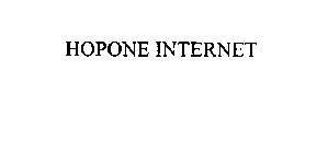 HOPONE INTERNET