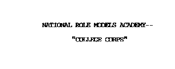 NATIONAL ROLE MODELS ACADEMY-- 