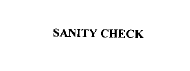 SANITYCHECK