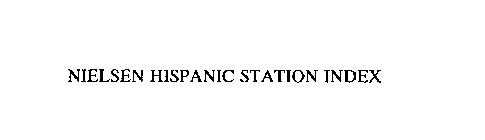 NIELSEN HISPANIC STATION INDEX