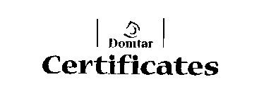 D DOMTAR CERTIFICATES