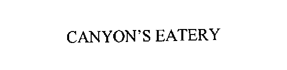 CANYON'S EATERY