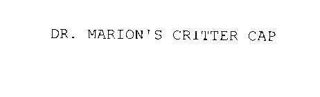 DR. MARION'S CRITTER CAP