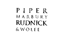 PIPER MARBURY RUDNICK & WOLFE
