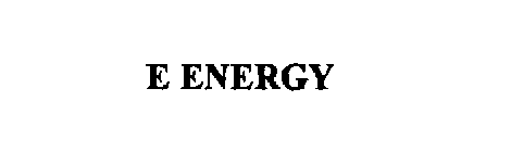 E ENERGY