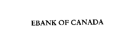 EBANK OF CANADA
