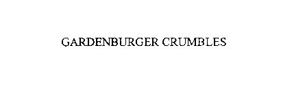 GARDENBURGER CRUMBLES