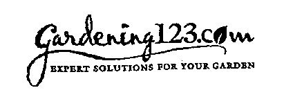 GARDENING123.COM EXPERT SOLUTIONS FOR YOUR GARDEN