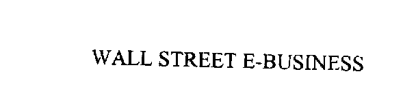 WALL STREET E-BUSINESS
