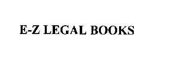 E-Z LEGAL BOOKS