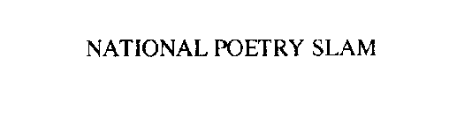 NATIONAL POETRY SLAM