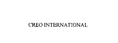 CREO INTERNATIONAL