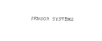 SENSOR SYSTEMS