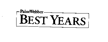 PAINEWEBBER BEST YEARS