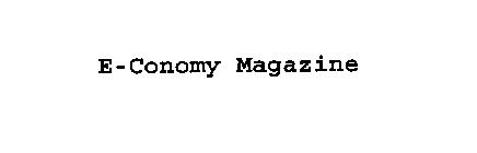 E-CONOMY MAGAZINE