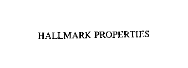 HALLMARK PROPERTIES