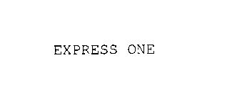 EXPRESS ONE