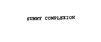 SUNNY COMPLEXION