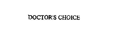 DOCTOR'S CHOICE