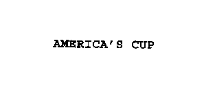 AMERICA'S CUP