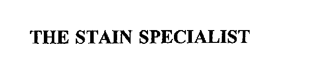 THE STAIN SPECIALIST