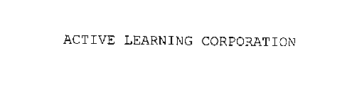 ACTIVE LEARNING CORPORATION
