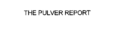 THE PULVER REPORT