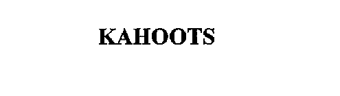 KAHOOTS