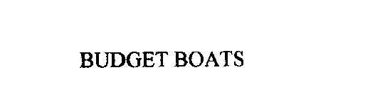 BUDGET BOATS