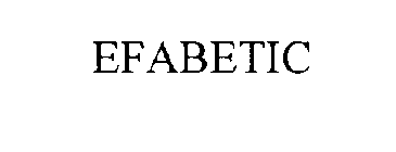 EFABETIC