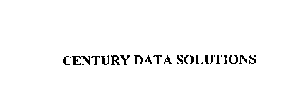 CENTURY DATA SOLUTIONS