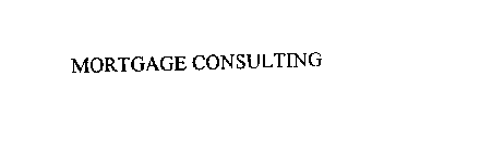 MORTGAGE CONSULTING