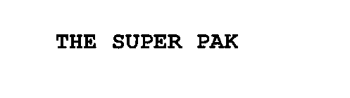 THE SUPER PAK