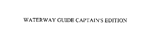 WATERWAY GUIDE CAPTAIN'S EDITION