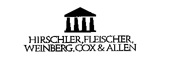 HIRSCHLER, FLEISCHER, WEINBERG, COX & ALLEN
