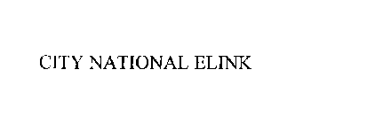 CITY NATIONAL ELINK