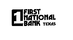 FIRST NATIONAL BANK TEXAS