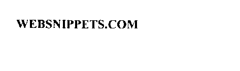 WEBSNIPPETS.COM