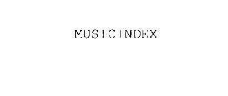 MUSICINDEX