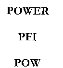 POWER PFI POW