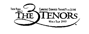 THE 3 TENORS CARRERAS DOMINGO PAVAROTTI WORLD TOUR 1999