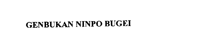 GENBUKAN NINPO BUGEI