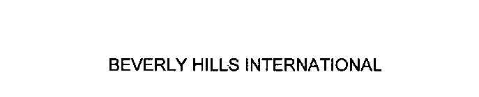 BEVERLY HILLS INTERNATIONAL