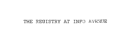 THE REGISTRY AT INFO AVENUE
