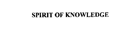 SPIRIT OF KNOWLEDGE