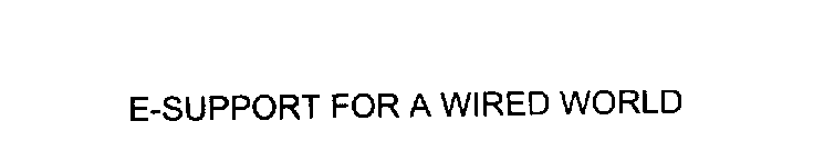 E-SUPPORT FOR A WIRED WORLD