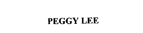 PEGGY LEE