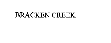 BRACKEN CREEK