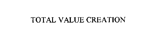 TOTAL VALUE CREATION