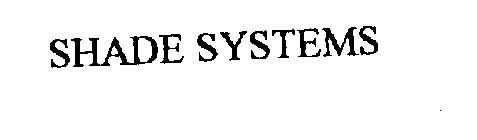 SHADE SYSTEMS